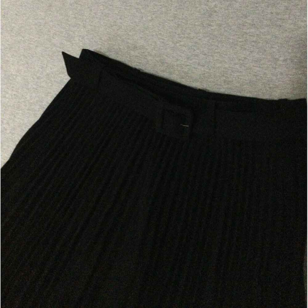 Zara Pleated belted Skirt Size small mixed fabric heavy - Picture 3 of 13